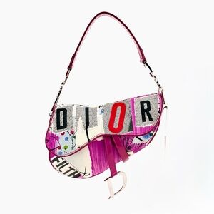•SOLD• RARE Christian Dior Filth Saddle Bag By John Galliano 2003